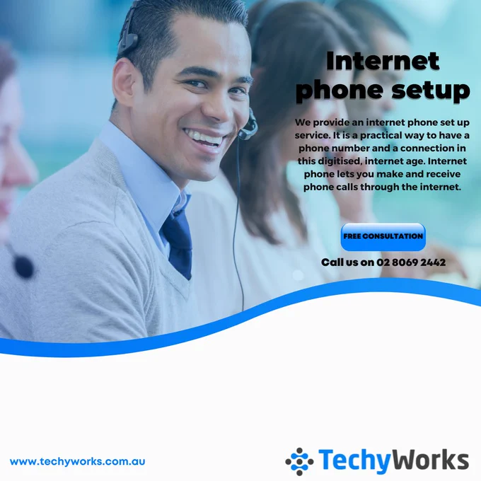 Internet phone set up service in Techyworks