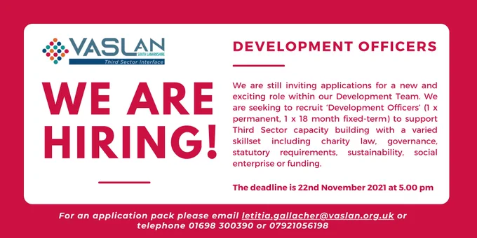 Vacancy Development Officers