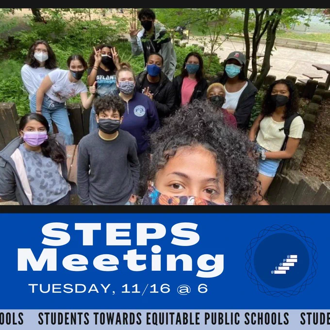 STEPS MEETING: Tuesday 11/16 @ 6 pm