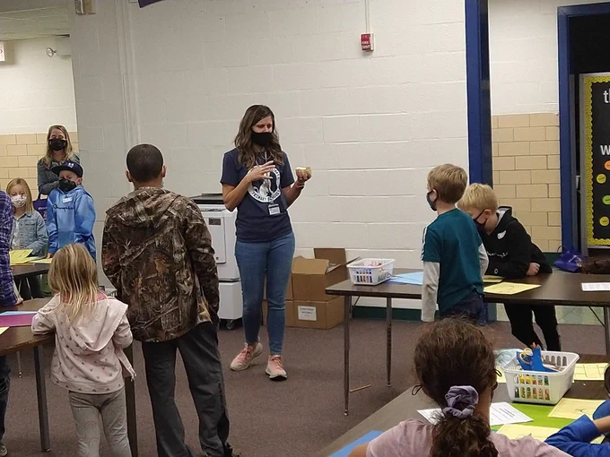 Making a treasure box and treasure map w/ Mrs Reynolds.