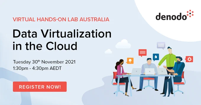 Join the Denodo 30 November workshop? This is an hands-on experience with the #Denodo platform for #data professionals. Register https://bit.ly/3bw0Obb