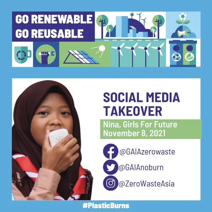Social Media Takeover: Nina, Girls For Future, Nov 8, 2021. 