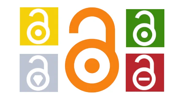 Different colour OA padlocks representing the various routes.