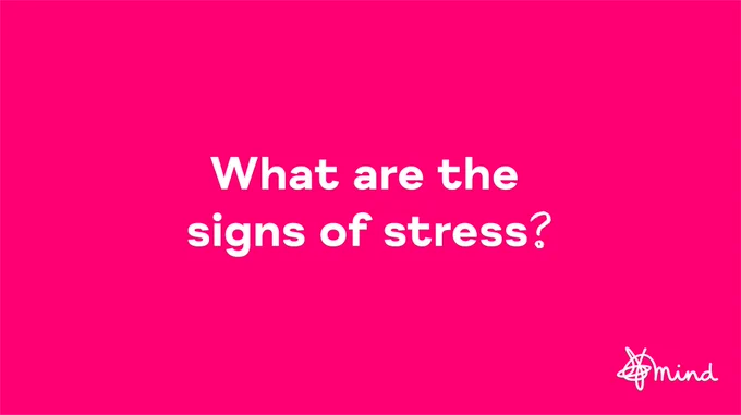 What are the signs of stress?