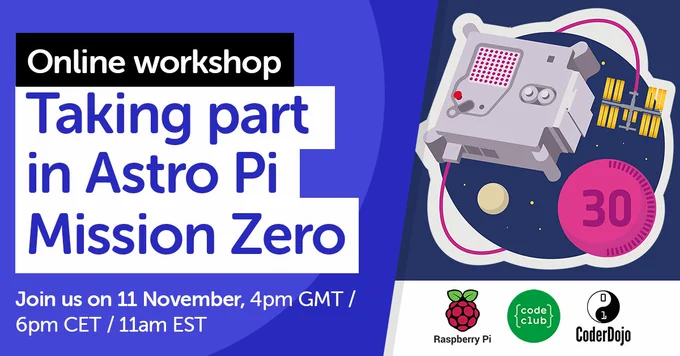 Taking part in astro pi mission zero - with image of Astro Pi hardware