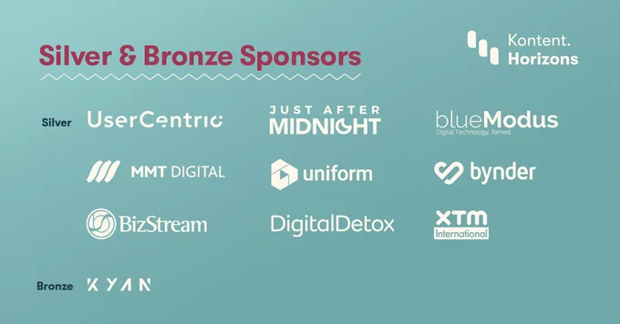Silver and Bronze Sponsors