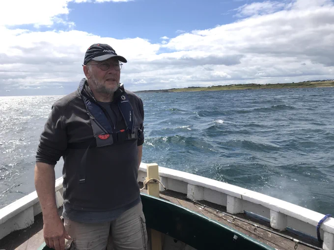 Bernie at sea