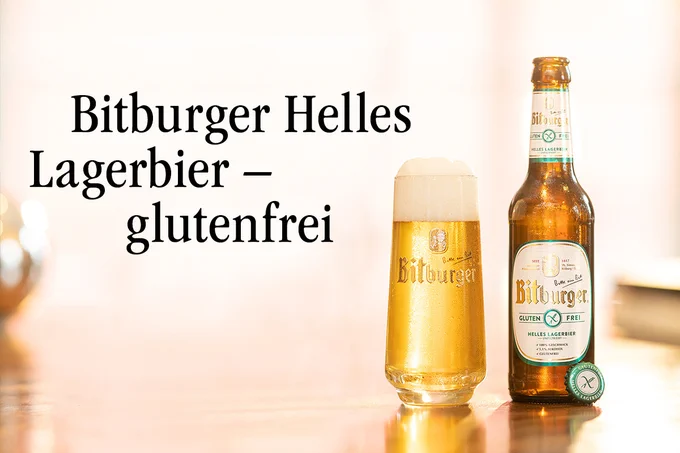 Bitburger Helles Lagerbier - glutenfrei