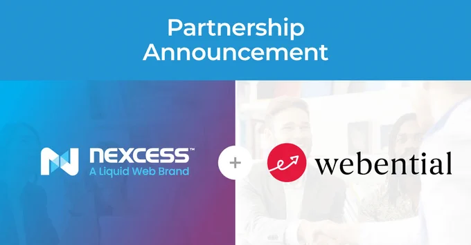 Webential and Nexcess partnership announcement