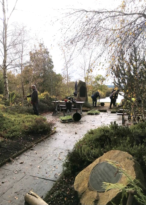 A pathway leads through the heart of the Famous Fochaberian Memorial Gardens, where Moray College UHI horticulture students carry out replanting work. 