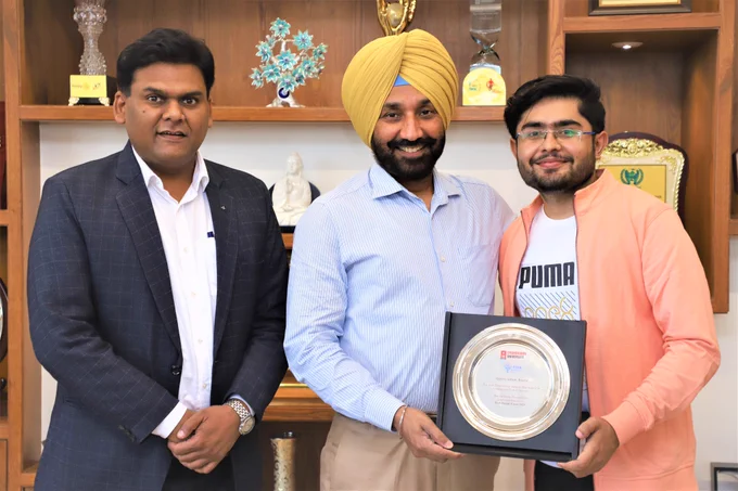 #CU_Alumni always keep themselves imminent to CU. India's biggest Tech Event '#TechInvent2021' was organized by university. Naman Bajpayi, our former DevOps Engineer, actively contributed to Tech Invent 2021 as the Technical & Alumni Coordinator.