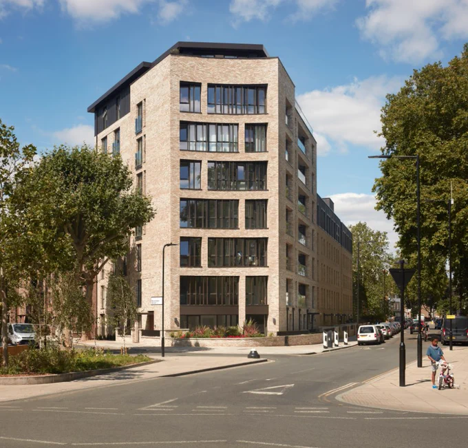 New homes at St Leonard's Court in Hoxton