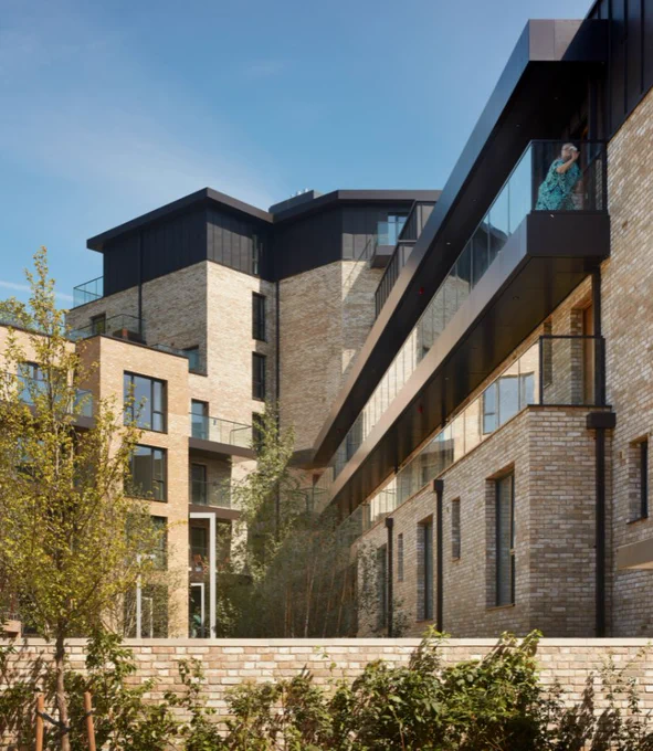 New homes at St Leonard's Court in Hoxton