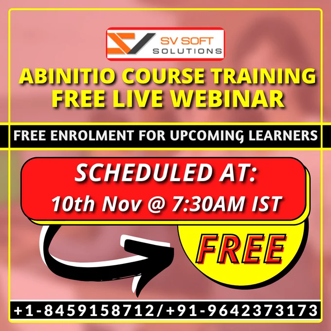 ab initio training online with free demo session by SV Soft Solutions on 10th November 2021