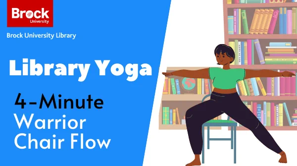 Graphic of a woman stretching from a chair
