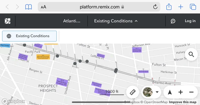 screenshot of remix platform