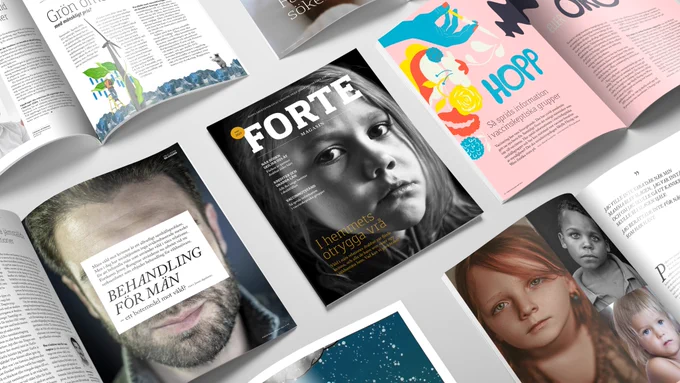 Forte Magasin ges ut i två nummer per år – ett på våren och ett på hösten. Som prenumerant av Forte Magasin får du varje nummer direkt hem i brevlådan så snart det har lanserats. Att bli prenumerant är helt kostnadsfritt.
