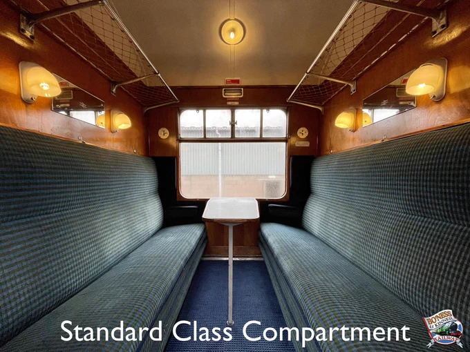 Standard Class Compartment on Bo’ness & Kinneil Railway