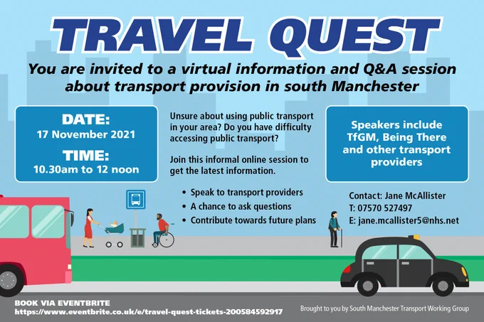 Virtual event all about Transport in South Manchester