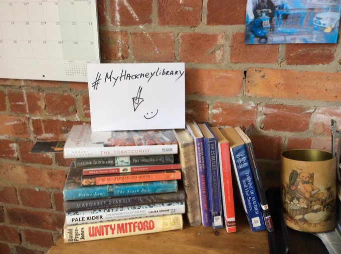 library shelf of books