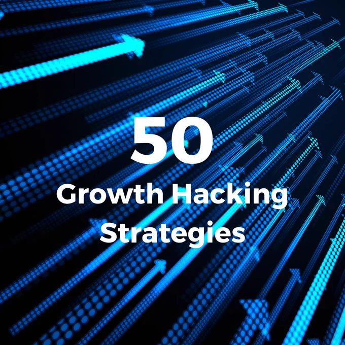 Growth hacking strategies, an image with a title text