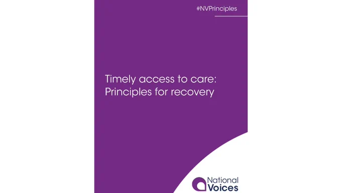 #NVPrinciples Timely access to care: Principles for recovery