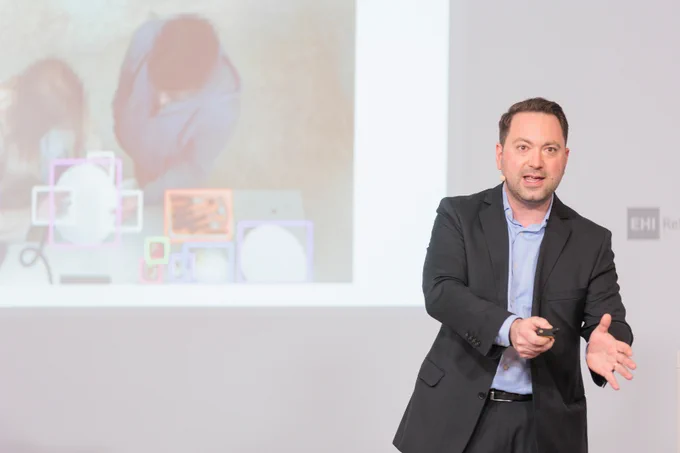 Checklens presenting at the Handelskongress Germany 2021