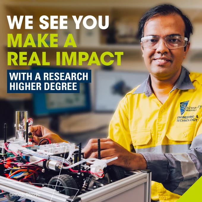 We see you make a real impact with a research higher degree
