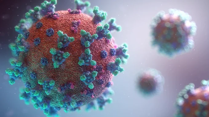 Image of Covid-19 virus. 