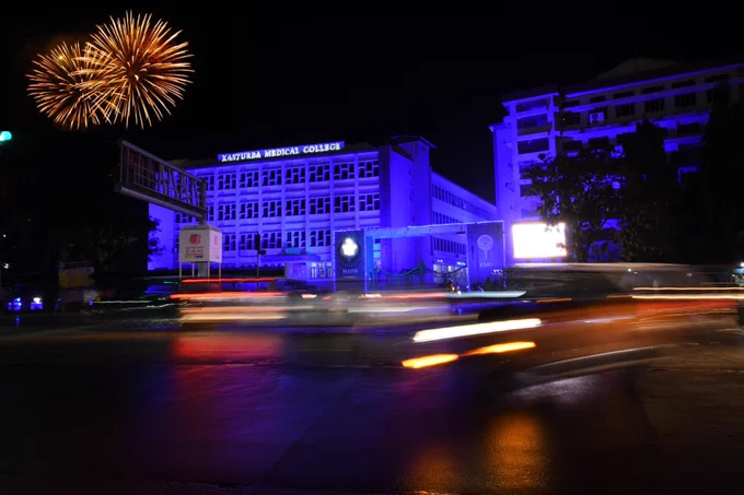 Kasturba Medical College, Manipal, Manipal Academy of Higher Education Goes Blue for AMR on 24th November 2021