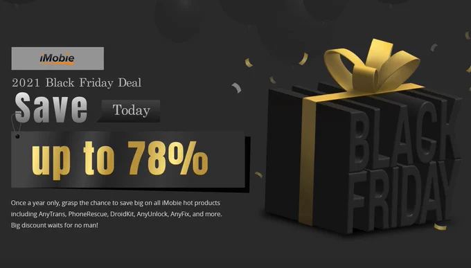 78% Off - iMobie Software Black Friday