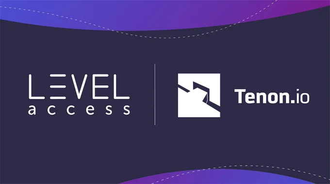 Level Access and Tenon.io logos