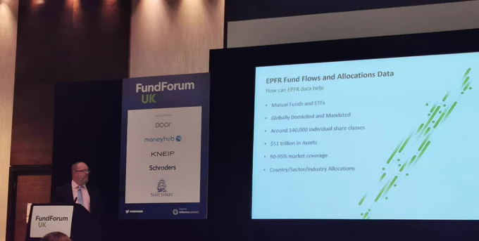 Fund Forum UK
EPFR, and IGM present 'SRI/ESG Bonds Data Behind the Demand'