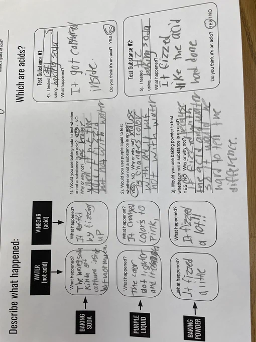 Student worksheet
