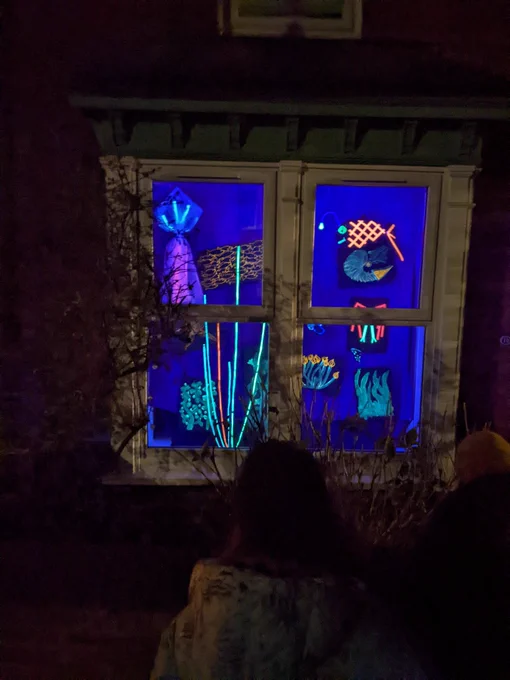 An underwater window display in Lincoln's West End