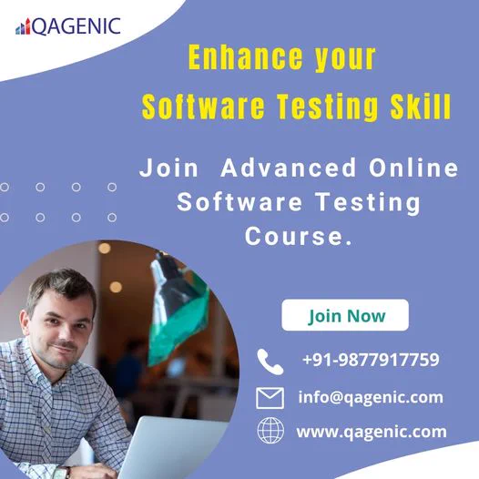 AT QAGENIC, We have simplified the software testing training approach with real time project based learning. Our advanced online testing training sessions are conducted by industry experts. 