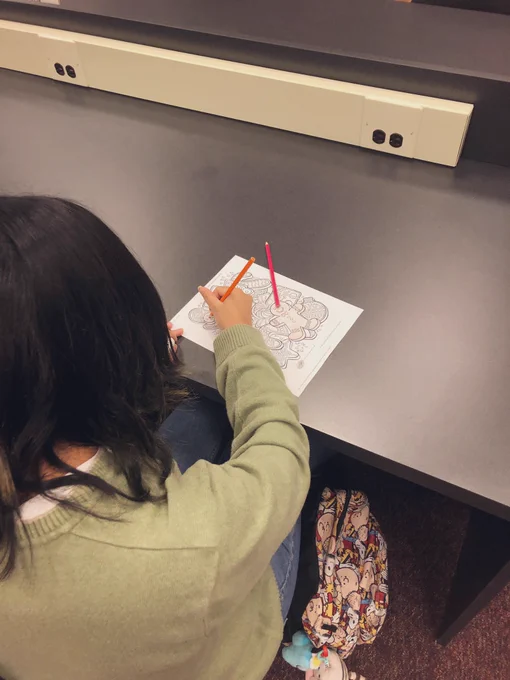 Student coloring
