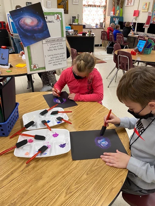 Painting the Milky Way