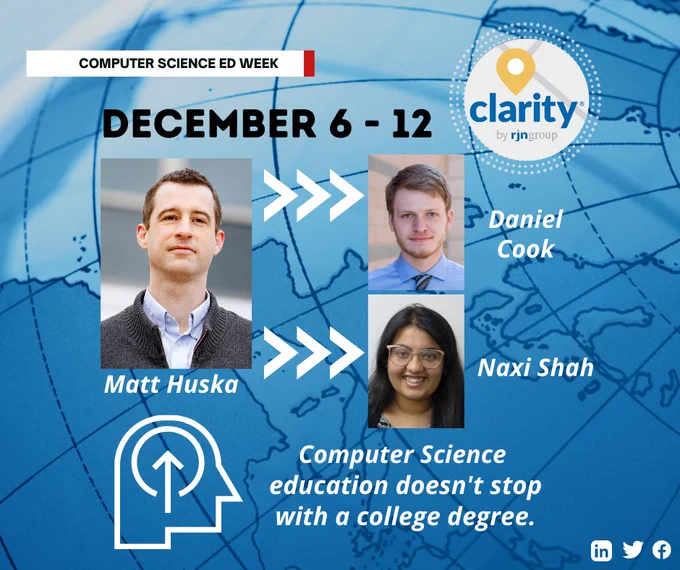 Computer Science Pro, Matt Huska, mentors young developers.