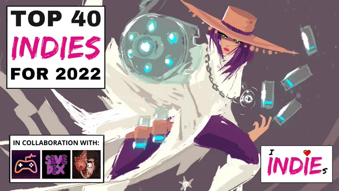 Please check out Indie Game Pulse, Save Dex and Asad Anjum for their Top 10 lists, all featuring different games. You’ll find links below.  

Indie Game Pulse - https://www.youtube.com/watch?v=jnFRs...
SaveDex Gaming - https://youtu.be/LVLlzVcTbCs
Asad Anjum  - https://youtu.be/A90S8yVYrOQ