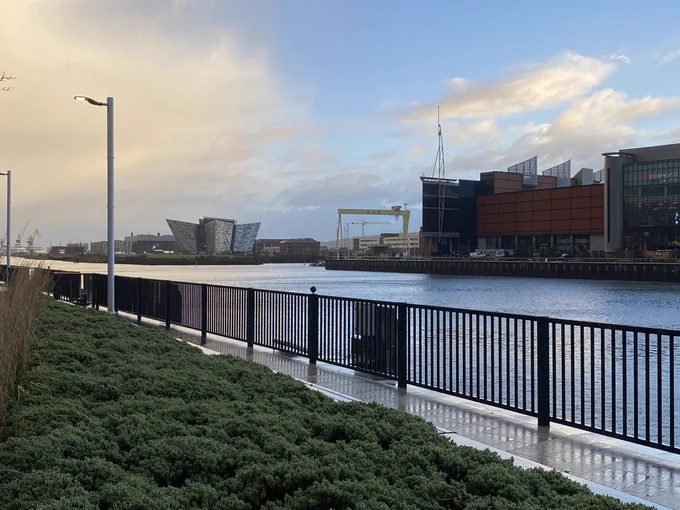 Cycle to Ferry, Belfast side