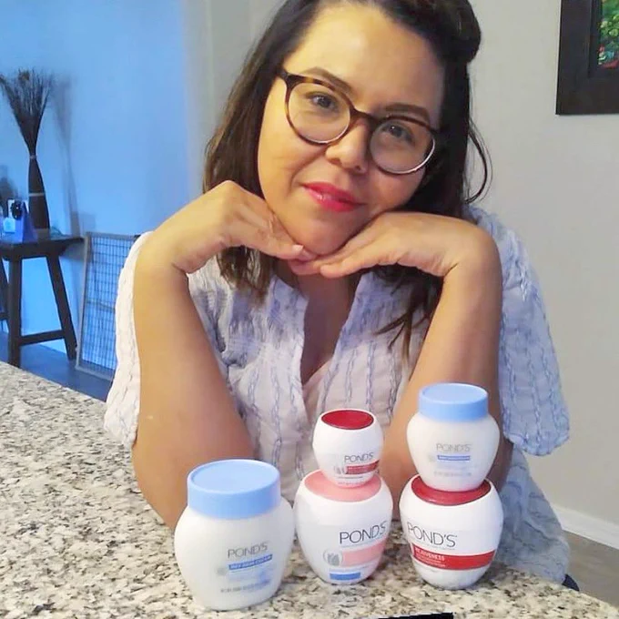 Girl with ponds products