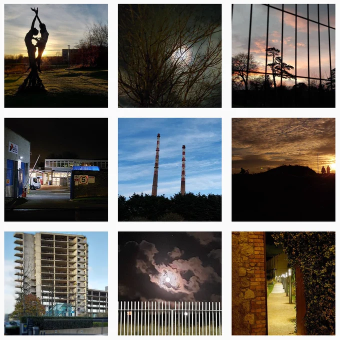 Instagram grid of photos