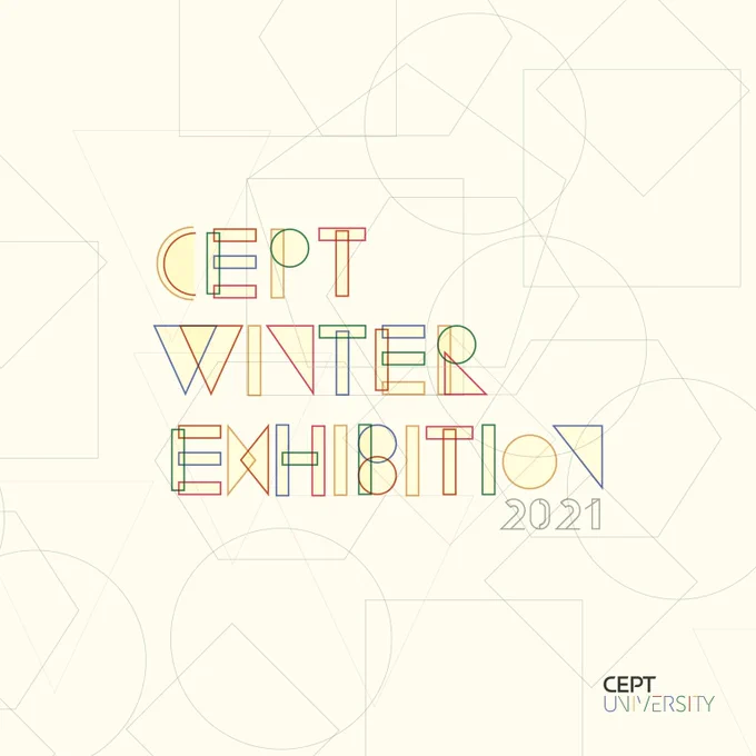 CEPT University invites you to the Winter Exhibition 2021. Reflecting the hybrid nature of learning this semester, the Winter Exhibition will take place in hybrid mode, both in-person (on-campus) and online (website). It will showcase the work of 1100  students in over 95 different studio units.