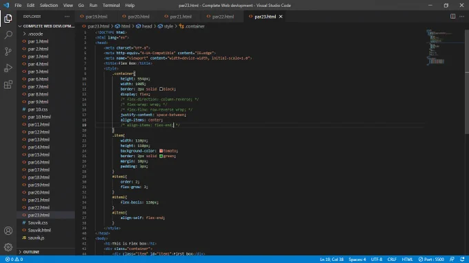 Flex-box concepts in CSS3 day 2