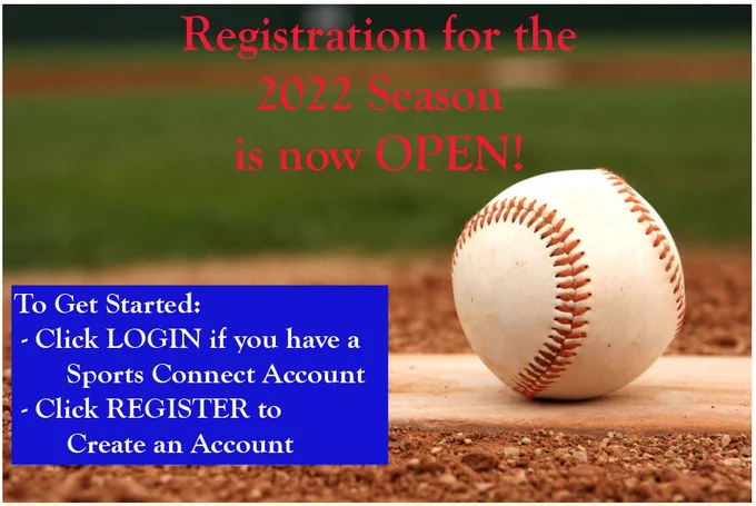Go to our website and Register for the 2022 Season.

https://www.medialittleleague.net

Once there, click LOGIN if you already have an Account OR click REGISTER to Create an Account.