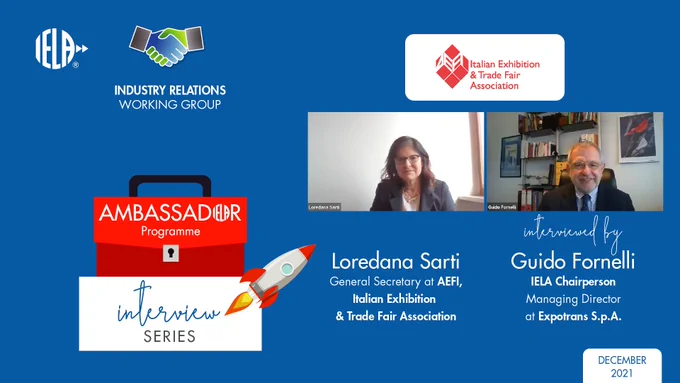The interview is part of the IELA AMBASSADOR PROGRAMME interview series with partner associations and you can find all other interviews accessing https://vimeo.com/showcase/8717967