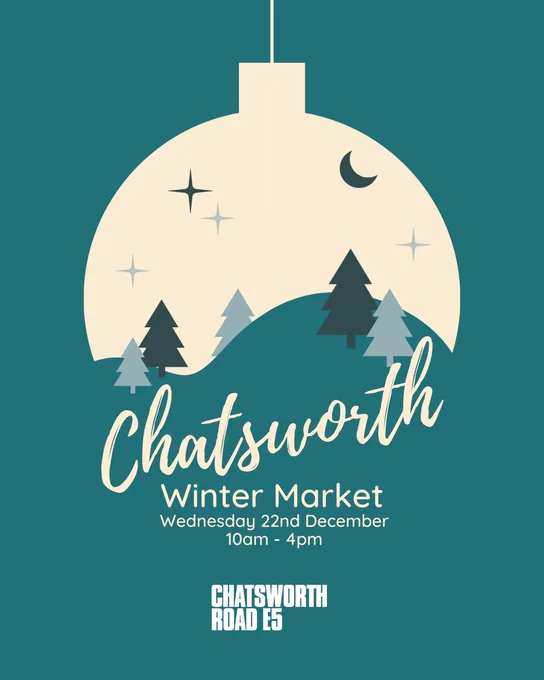 Chatsworth Winter Market. Wednesday 22nd December. 10am - 4pm.