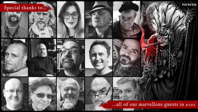 A collage of the Inside The Rookery Guests of 2021:
Dave, Lawrence, Cara, Nathan, James, Henrik, Steve, Chris, Matt, Bee, Phil, Marco, Steve and Jay. 
