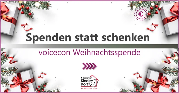 „Spenden statt schenken“ – wir machen mit und verzichten zugunsten von sozialen Projekten auf Weihnachtsgeschenke